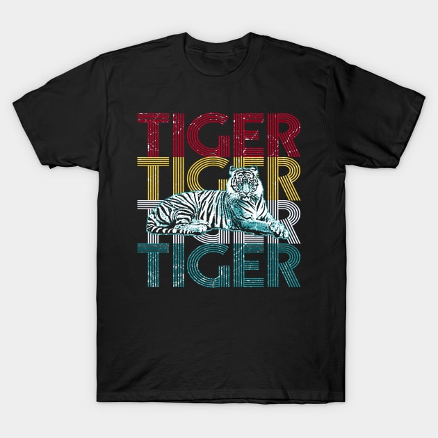 White Tiger T-Shirt by Mila46